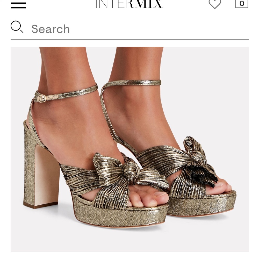 LOEFFLER RANDALL Natalia Knotted Platform Sandals